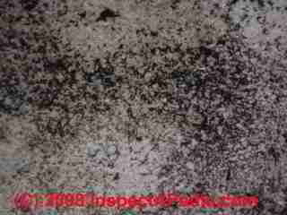 Paint lab Photograph of sample of failed paint